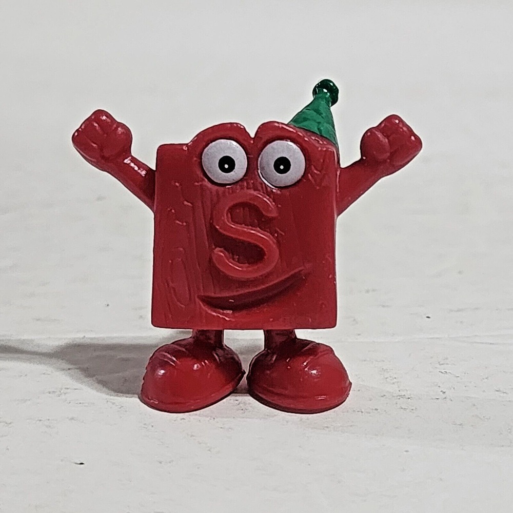 Scrabble Junior Game Wacky Wordy Red Token Replacement Piece 1" Hasbro 2016